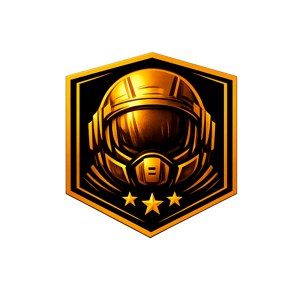 QUESTPAUSE Helmet Badge